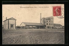 CPA Chaumont-en-Vexin, Nouvelle Distillerie 1908 