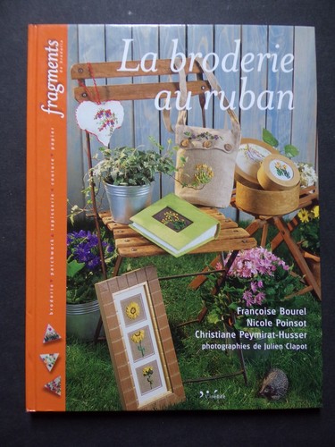 Livre broderie au ruban - livre,