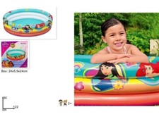 Piscine Gonflable 3 Anneaux Disney Princesses Enfants Mer Piscine Été