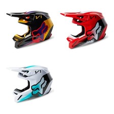 Casque Motocross FOX Enfants Cross V1 Toxyk MX Offroadet de Moto
