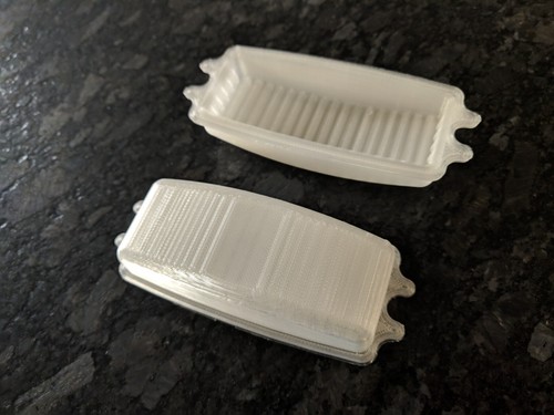 Paire cabochon - paire, (feu)