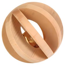 Trixie Boule En Bois Lamellé 6 Cm Avec Collier Pour Cobayes Lapins Rongeurs