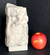 Ancien VASE ART DECO Design Moderniste En Faience  CRAQUELEE 