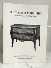 Catalogue de vente Objets