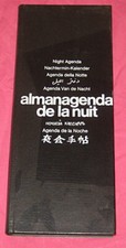 Rare. Typographie Graphisme. Almanagenda de la nuit. Blanchard. Bellina. 1967.