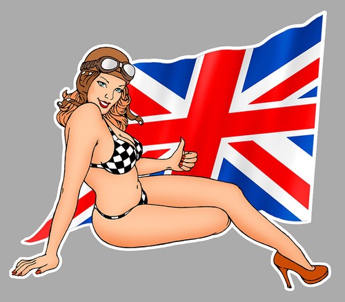 Pin england vintage drapeau - pin, up