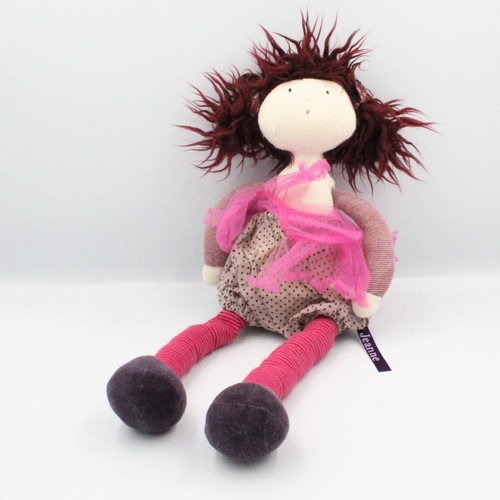 Doudou peluche poupée beige - doudou,