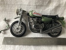 Polistil ? : moto, motorbike, Kawasaki verte. 1/24?