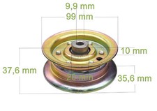 Galet tendeur de poulie pour Husqvarna GTH 2248 2548 2648 / YTH 1542 1848 2020