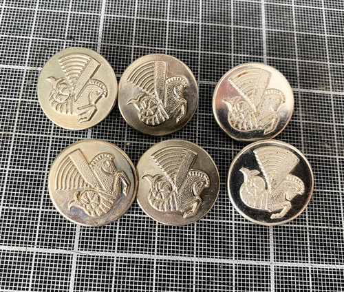 Lot boutons d ancien - 6, d'ancien