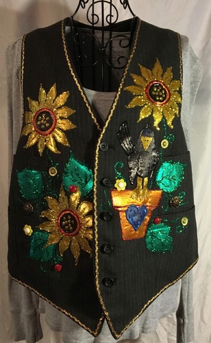 Hand painted and - , embellished