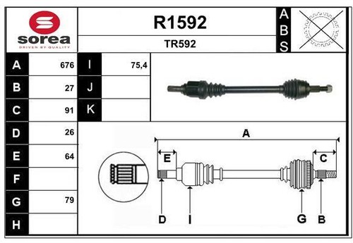 Arbre transmission snra - transmission,