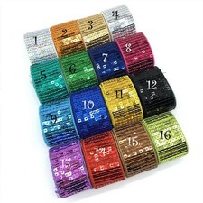 RUBAN GALON SEQUIN PAILLETTE ** 38 mm ** x 50 cm - SACS FÊTES MODE COUTURE RÉTRO