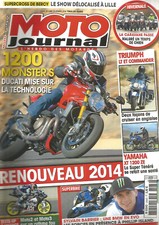 MOTO JOURNAL N°2086 DUC 1200 MONSTER S / TRIUMPH LT ET COMMANDER / YAM XT 1200ZE