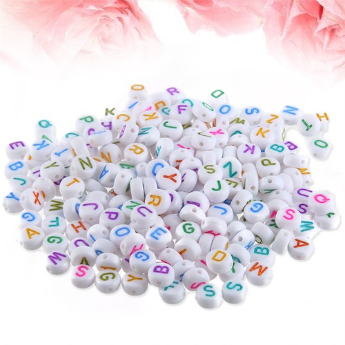 1000 pcs perles alphabet pour - perles,