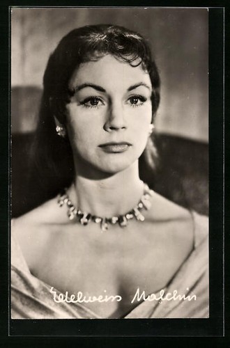 Carte postale actrice