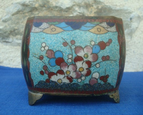 V39 pot cloisonné - pot, xixe