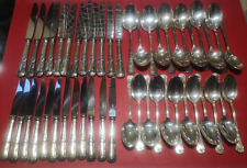 Ménagère Francois Frionnet Métal argenté  7 x 12 pièces + Louche  Très bon état