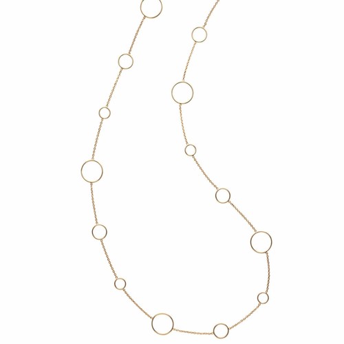 Collier sautoir cercles 80 - collier,