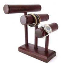 Presentoir bracelets et montres 3 joncs en bois ma