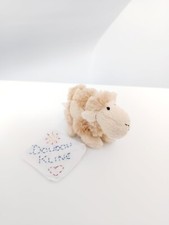 Peluche/Doudou Petit Chameau Dromadaire Beige Nez Marron 8cm De Hauteur - Tiamo