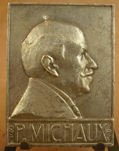 Médaille michaux 1854 1923 - michaux, 1854-1923