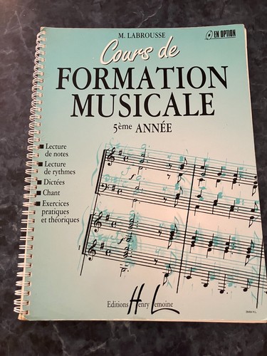 Cours formation musicale - cours,