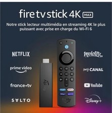 Amazon Fire TV Stick 4K Max, Ultra HD Streaming Stick Alexa Voice Remote