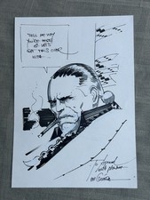 RM GUÉRA DESSIN ORIGINAL / ORIGINAL ART SCALPED 21 x 30 cm EN EXCELLENT ÉTAT