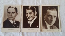 Lot de 3 cpa cartes postales Célébrités, acteur, chanteur