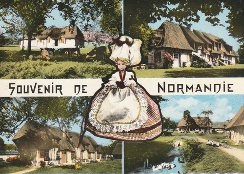 Cpsm souvenir normandie - de,