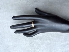 Large anneau or rose 18 carats