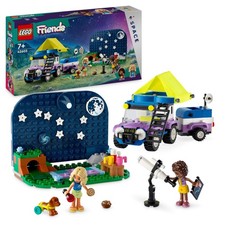 LEGO Friends Stargazing Camping Vehicle Set with 4x4 Car Toy for 7 Plus Year Old
