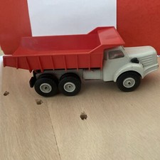 BERLIET TRACTEUR TBO 15 BENNE TP Rouge Et Gris -NOREV PLASTIQUE 1/43 SANS BOITE