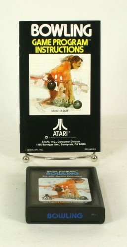 Atari 2600 game bowling with - game,