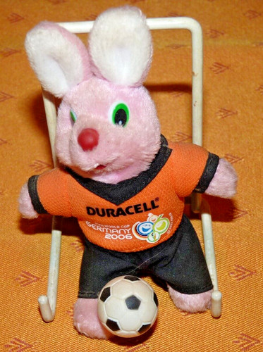 Porte clés lapin - , duracell