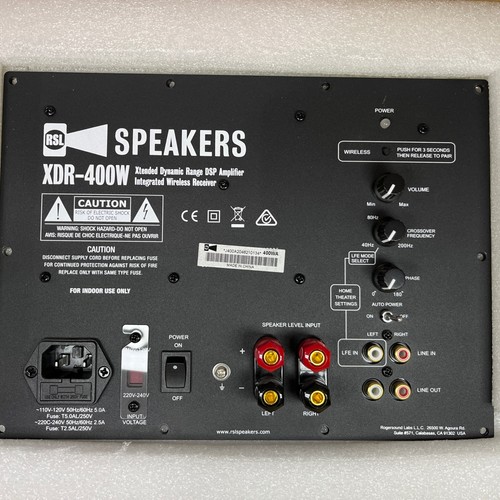 Rsl speedwoofer 10s - rsl, mkii