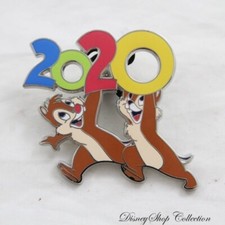 Pin's Tic et Tac DISNEYLAND PARIS 2020 Pin Trading Open Edition 5 cm (DOU.)