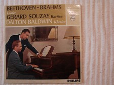 Beethoven - Brahms - Gerard Sousay,  bariton - D. Baldwin, piano  -  LP