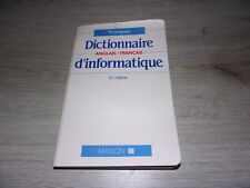 Livre, Dictionnaire d'informatique Anglais-Français Masson 11e édition