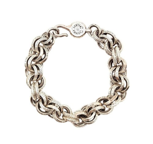 Chrome hearts double ring - b,