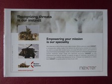 10/2012 PUB NEXTER SYSTEMS CANON CAESAR ARTILLERY SYSTEM ARMEE LOUP WOLF AD
