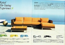 PUBLICITE ADVERTISING 116  2008  Kettal (2p)  sièges fauteuils Manhattan