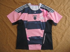 Maillot stade Francais dédicacé Adidas Paris SF Vintage enfant - 14 ans