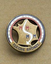 Insigne, broche médaille ski