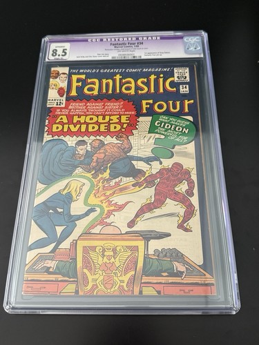 Fantastic four cgc - #34, 8.5