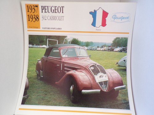 Fiche card carte car - fiche,