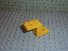 Lego yellow bracket x 2 - bracket,