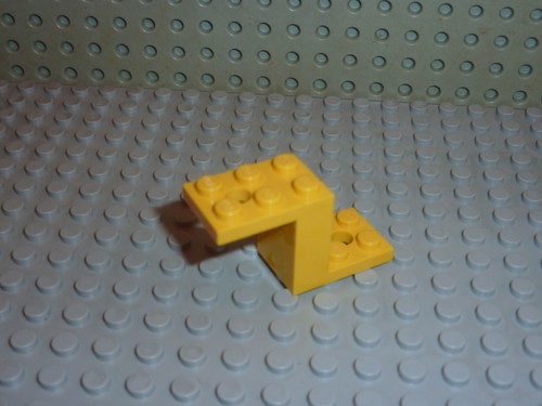 Lego yellow bracket x - lego,