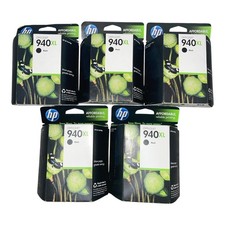 Lot Of 5 Genuine Hp 940XL